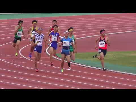 2018 東北高校陸上 男子 4×400mR 準決勝1組