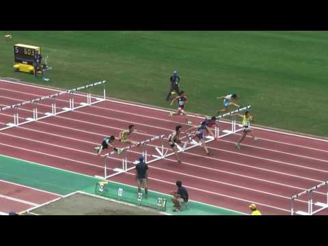 H29　北関東　男子110mH　準決勝2組