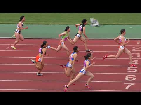 2018 関東インカレ陸上 女子 100mH 予選6組