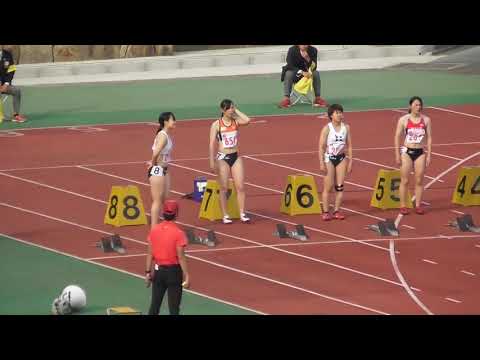 2019京都インカレ　女子100mタイムレース決勝1組