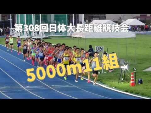 日体大長距離競技会2023年9月24日　5000m11組