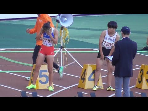 優勝候補がまさかの… 部門B女子100m決勝　エコパトラックゲームズ2022