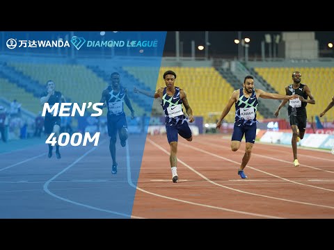 Kahmari Montgomery wins his first Diamond League 400m in Doha - Wanda Diamond League
