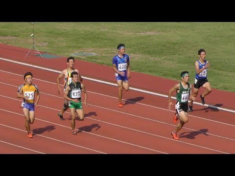 20170910 群馬県高校対抗陸上 男子2部200m 決勝