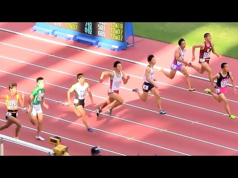 2015ユース陸上男子 100ｍ 決勝 20151017