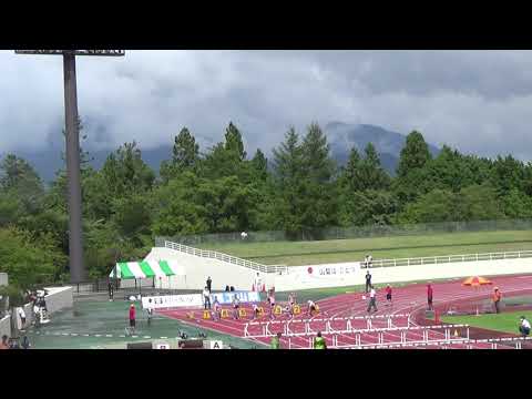 富士北麓ワールドトライアル2020 女子100mHウォームアップレース
