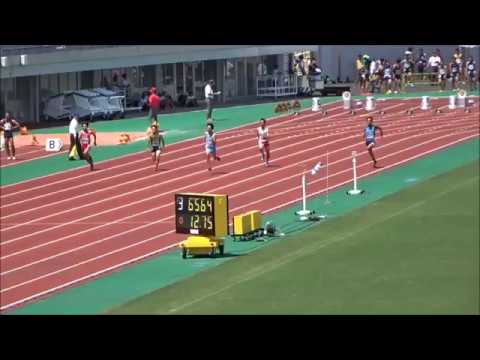 男子100m予選15～17組　～第2回愛媛陸上競技協会強化記録会～