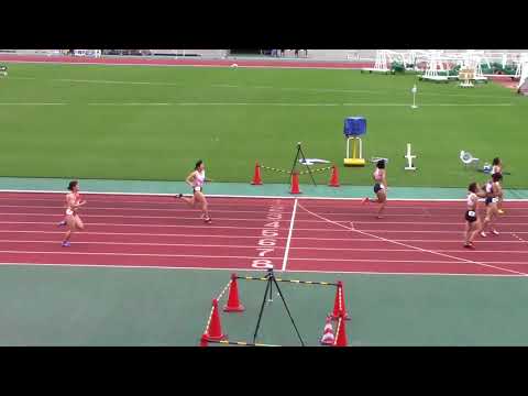 2018西日本インカレ陸上 女子400m　タイムレース