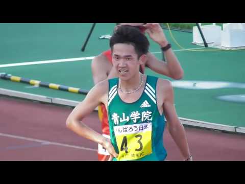関東インカレ 男子2部10000m決勝 優勝キサイサ(桜美林大) 2018.5.24
