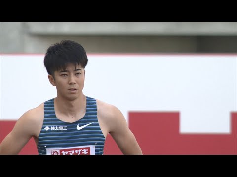 【第106回日本選手権】 男子 100ｍ 予選1組