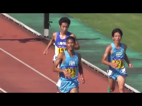 日本インカレ2016 男子3000mSC予選1組