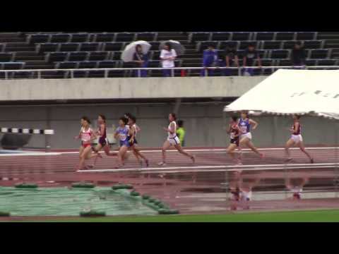 2017 西日本インカレ陸上 女子1500m 予選1～4