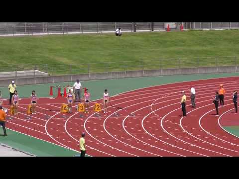 女子100m 予選6組 関東学生新人 R01