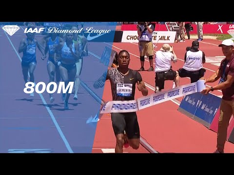 Caster Semenya smashes the 800m meeting record in Stanford - IAAF Diamond League 2019