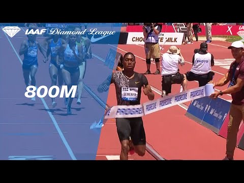 Caster Semenya smashes the 800m meeting record in Stanford - IAAF Diamond League 2019