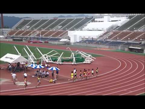 四国中学総体2017・陸上競技／男子3000m決勝、佐田海仁（後川中）9分17秒64