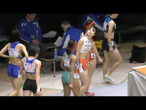 予選 U18女子60ｍ 日本室内陸上2025