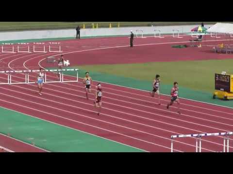 2018 東北高校新人陸上 男子 400mH 予選1組