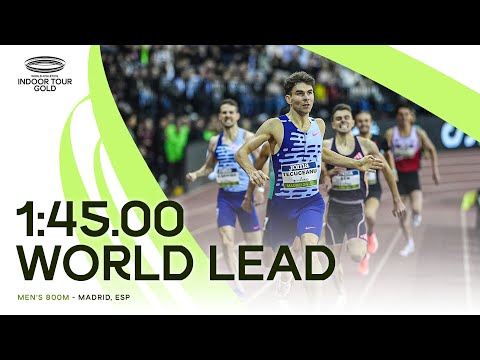Tecuceanu powers to 800m world lead | World Indoor Tour 2024