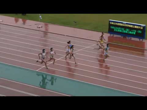 決勝 女子100m 南関東大会 R01