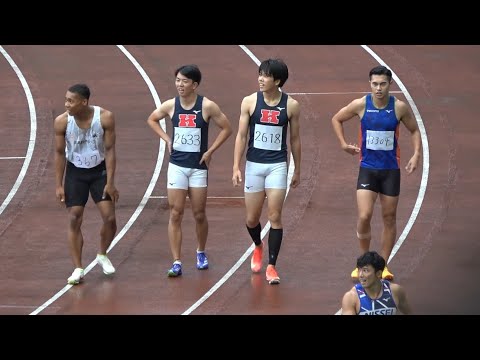 決勝 部門A 男子100m エコパトラックゲームズ陸上2024