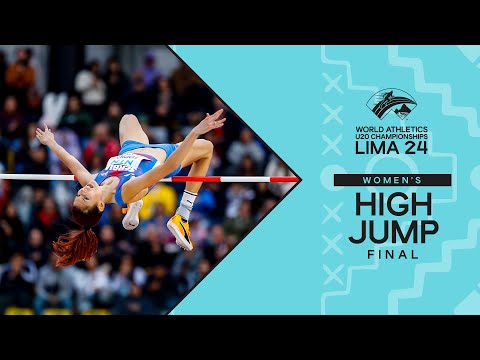 Topic comes back from broken foot to win high jump 🥇 | World Athletics U20 Championships Lima 2024