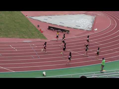 2018 第1回県記録会 中学女子100m13組