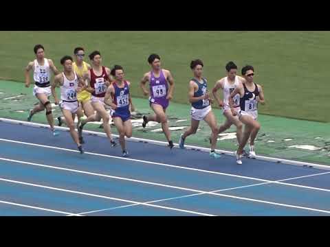 第96回　関西学生陸上競技対校選手権大会　男子1部800ｍ予選2組
