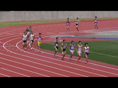 20170518群馬県高校総体陸上男子1500m予選2組