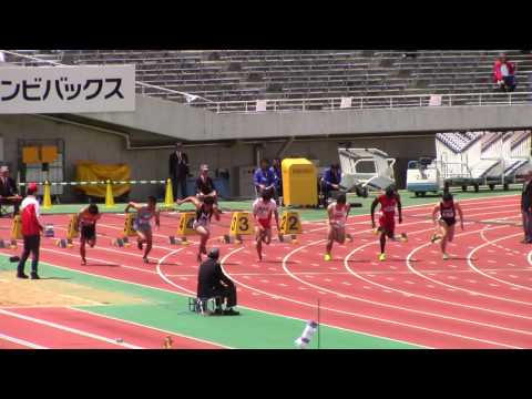 2017 織田記念陸上 男子100m 予選 2