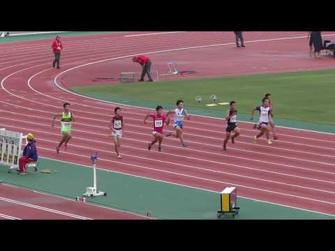 2017 東北高校新人陸上 男子 100m 予選3組