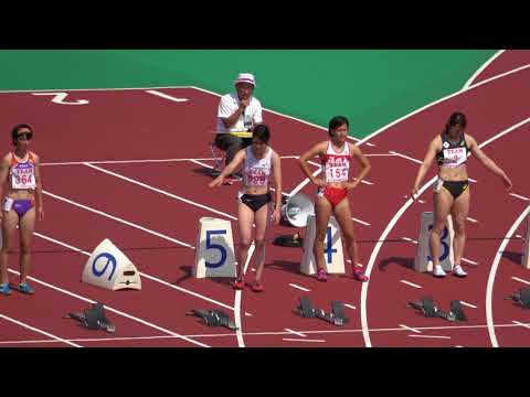 2018 0819 第73回九州選手権大会 一般女子100mH決勝