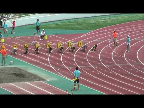 H29　千葉県　中学通信陸上　2年女子100m　準決勝2組