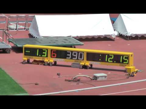 H28　関カレ　女子100m　予選1組