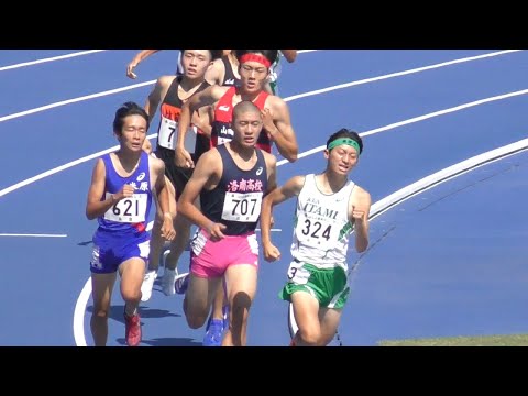 予選 1年2年 男子800ｍ 近畿高校ユース陸上2024