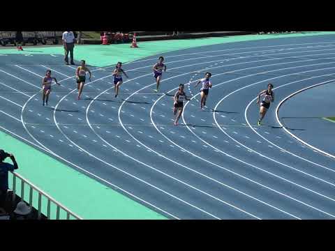 20180916101709県高校新人大会女200ｍ予選7組 平田 望