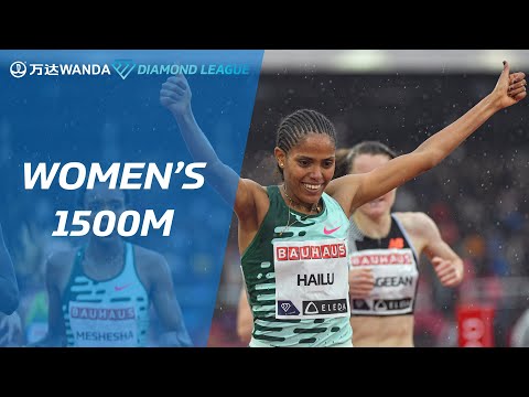 Ethiopia&#039;s Freweyni Hailu wins a thrilling 1500m in Stockholm - Wanda Diamond League 2023
