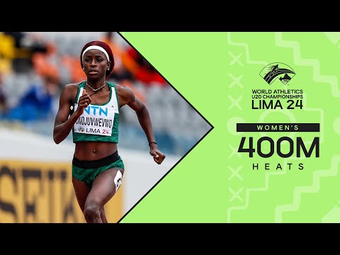 🇳🇬&#039;s Ella Onojuvwevwo cruises through 400m heats | World Athletics U20 Championships Lima 24