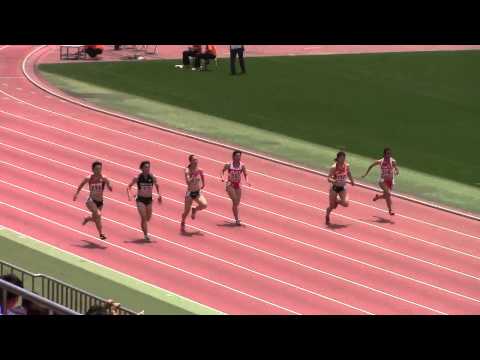 2015日本学生個人陸上　女子100m 予選4