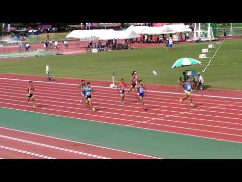 20180812 第73回大阪高等学校総合体育大会 男子 2年 200m 準決勝 2組