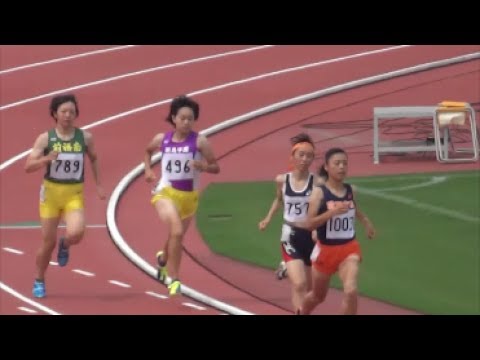 国体陸上群馬県予選2017 成年女子800m決勝