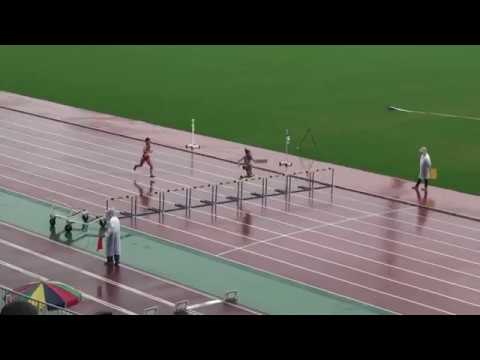 2018 茨城県高校新人陸上 女子400mH予選4組