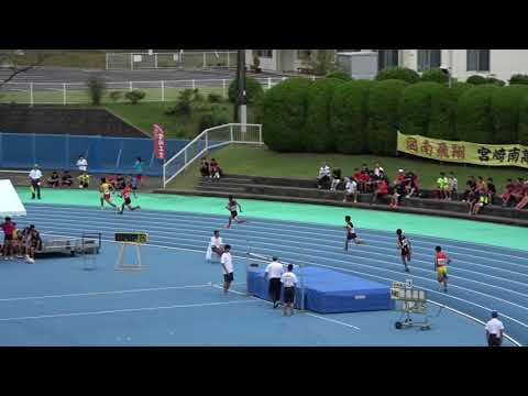 20180914121302県高校新人大会男400ｍ予選1組 岩永 俊介