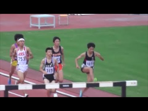 群馬県高校新人陸上2017 男子3000mSC決勝