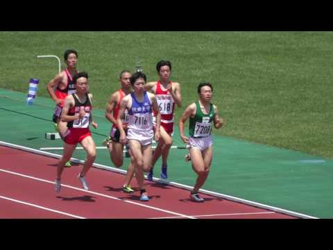 2017 秋田県陸上競技選手権 男子 800m 予選4組