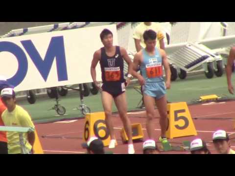 桐生祥秀10.27 (-0.2) 2016関東インカレ陸上 男子１部100m　準決勝2組