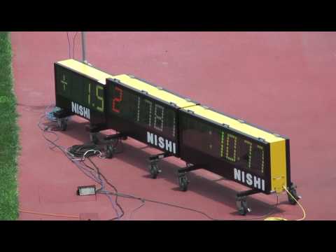 H29　千葉県選手権　男子100m　予選2組