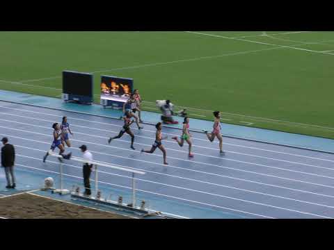 A女子200m予選4組　ジュニアオリンピックR01