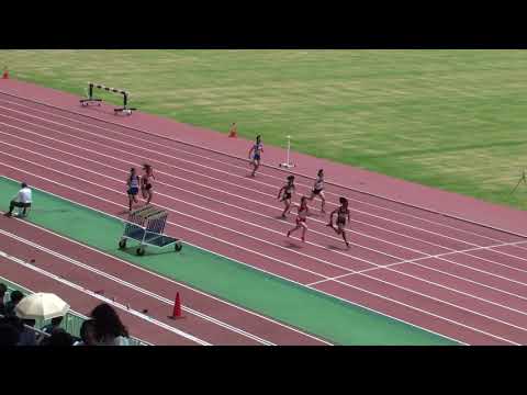 2018 茨城県高校個人選手権 女子100m予選4組