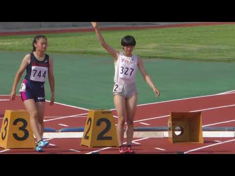 20180714 群馬県国体予選 女子少年A100m 予選-決勝